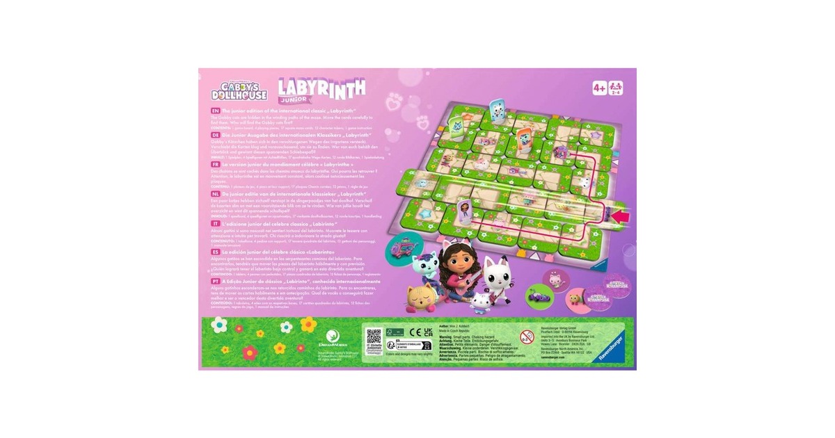 Ravensburger Gabby S Dollhouse Junior Labyrinth Brettspiel