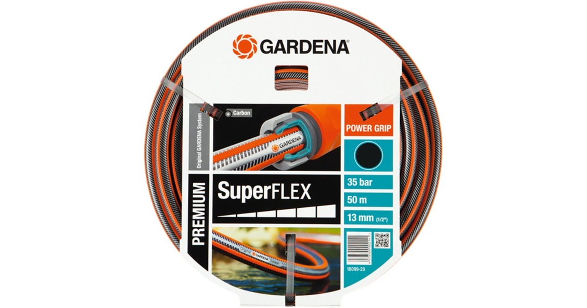 Gardena Premium Superflex Schlauch Mm Grau Orange Meter