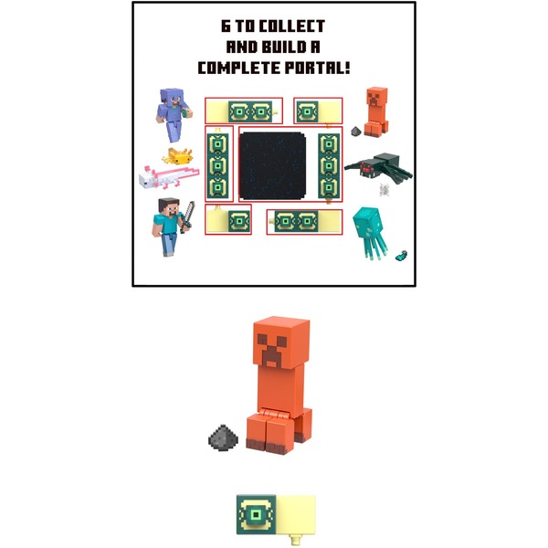 Mattel Minecraft Core Figure Creeper Spielfigur