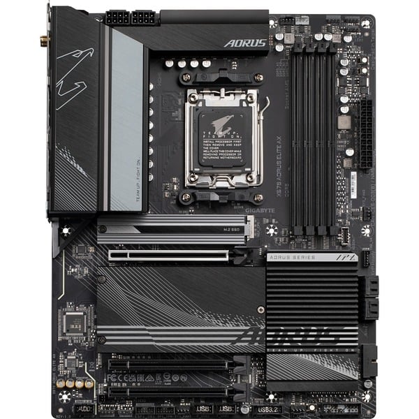 GIGABYTE X670 AORUS ELITE AX Mainboard Schwarz