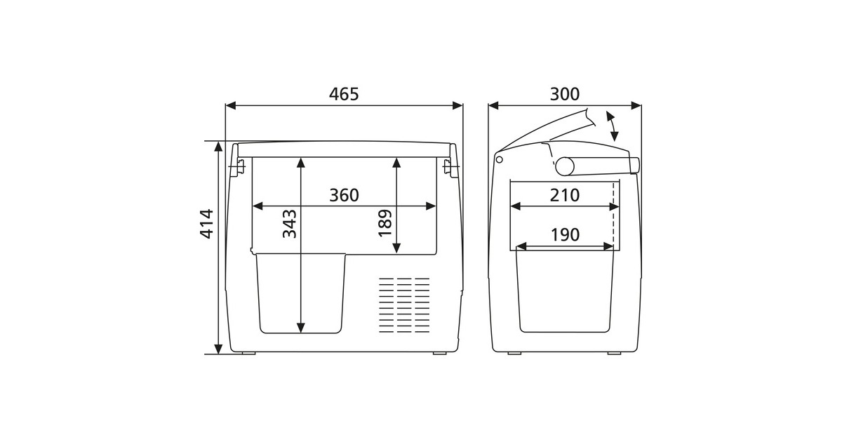 Dometic CoolFreeze CDF 18 Kompressorkühlbox 18 Liter passend für