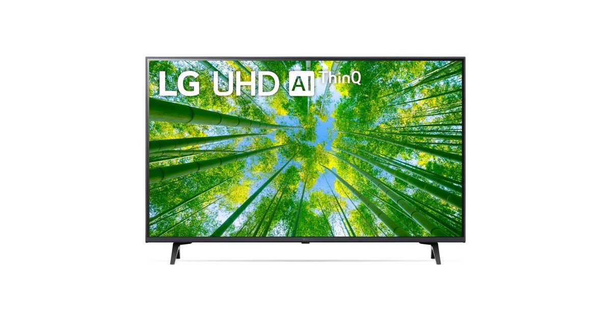 LG 43UQ80009LB, LED-Fernseher 108 Zoll), UltraHD/4K schwarz, cm SmartTV, Tuner, (43 Triple