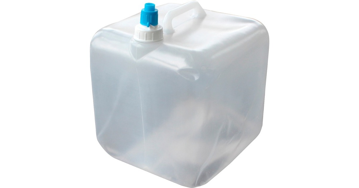 Campingaz Wasserkanister faltbar, 15 L, Wasserbehälter transparent