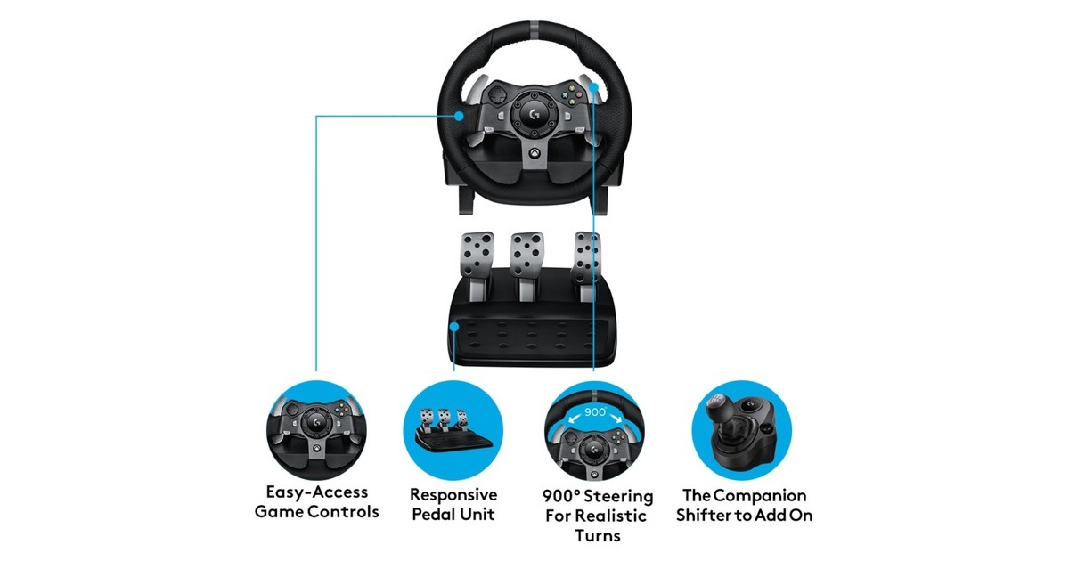 On sale Logitech G920 Driving Force Racing Wheel