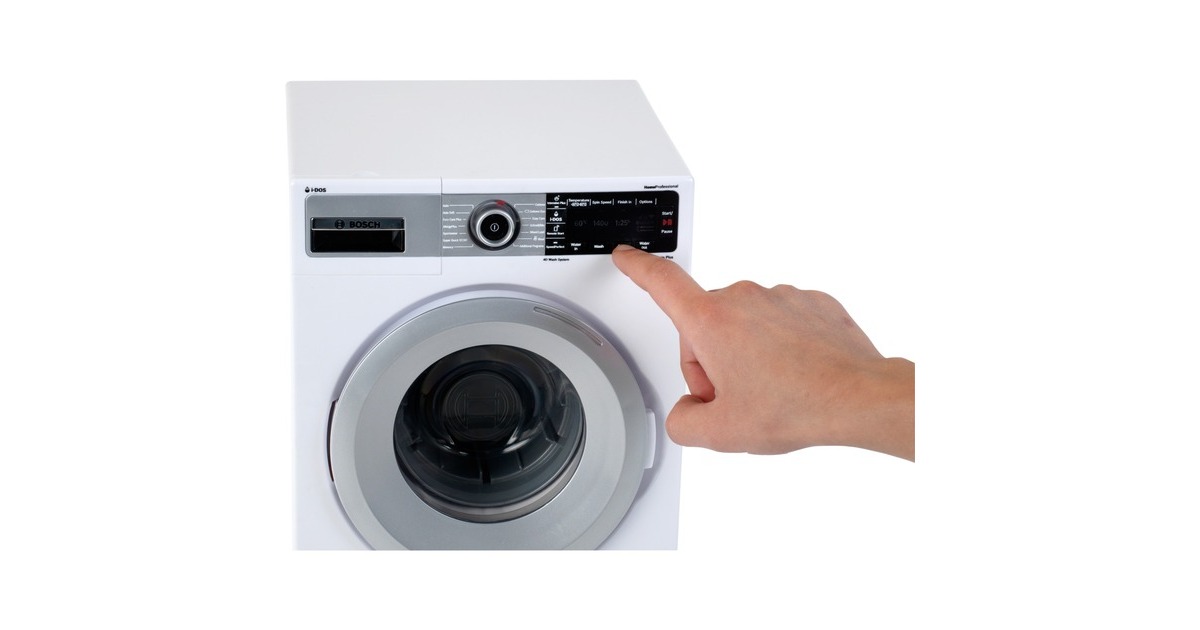 Waschmaschine, Klein Kinderhaushaltsgerät Theo Bosch weiß