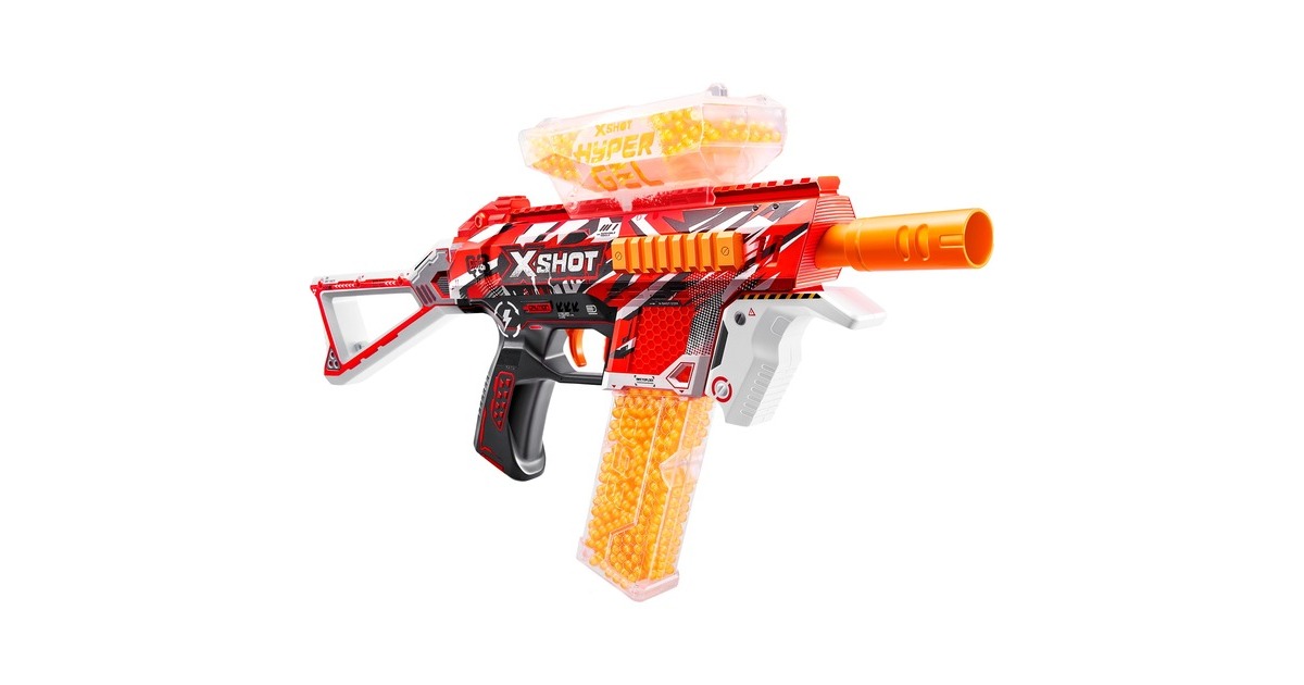 ZURU XSHOT - Hyper-Gel Blaster Trace Fire, Gel-Blaster inkl. 10000 Gel ...