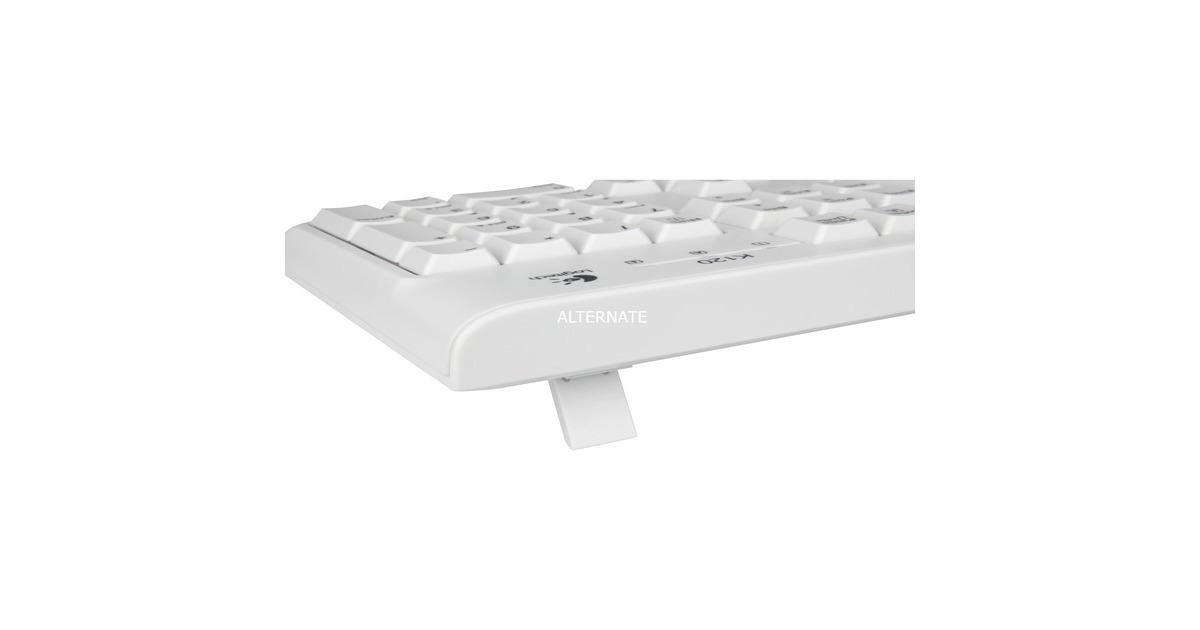 weiß, Keyboard DE-Layout K120, Logitech Tastatur