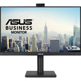 ASUS BE249QFK Videokonferenzmonitor, LED-Monitor 60.5 cm (23.8 Zoll), schwarz, FullHD, IPS, Webcam, Mikrofon, 100Hz Panel