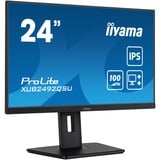 iiyama ProLite XUB2492QSU-B1, LED-Monitor 60.5 cm (23.8 Zoll), schwarz (matt), WQHD, IPS, AMD Free-Sync, 100Hz Panel