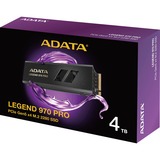 ADATA LEGEND 970 Pro 4 TB, SSD schwarz/gold, PCIe 5.0 x4, NVMe 2.0, M.2 2280