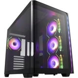 FSP M580-BA bk, Tower-Gehäuse schwarz, Tempered Glass x 2