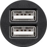 goobay Dual-USB Auto Ladegerät (2xUSB) schwarz