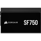 Corsair SF750, PC-Netzteil schwarz, 1x 12VHPWR, 2x PCIe, Kabelmanagement, 750 Watt