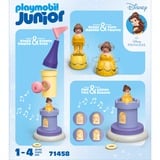 PLAYMOBIL 71458 Junior & Disney: Belles Spielturm mit Melodie, Konstruktionsspielzeug 