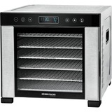 Rommelsbacher Dörrautomat DA 950 edelstahl/schwarz, 600 Watt, Dörrfläche 30,5cm x 33cm pro Ebene