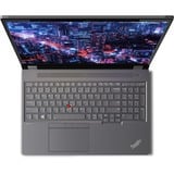 Lenovo ThinkPad P16 G2 (21FA005CGE), Notebook grau/schwarz, Intel® Core™ i9-13980HX, NVIDIA RTX 2000, 64 GB DDR5, 1 TB SSD, Windows 11 Pro 64-Bit