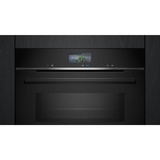 Siemens CM776GKB1 IQ700, Backofen schwarz/edelstahl, mit Mikrowellenfunktion, 60 cm, Home Connect