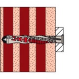 fischer Langschaftdübel DuoXpand 10x100 T hellgrau/rot, 50 Stück