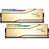 G.Skill DIMM 32 GB DDR5-6400 (2x 16 GB) Dual-Kit	, Arbeitsspeicher gold, F5-6400J3039G16GX2-TR5G, Trident Z5 Royal, INTEL XMP