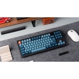 Keychron V3 Max, Gaming-Tastatur schwarz/blaugrau, DE-Layout, Gateron Jupiter Red, Hot-Swap, RGB