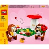 LEGO 40711 Iconic Igel und ihr Picknick-Date, Konstruktionsspielzeug 