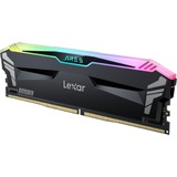 Lexar DIMM 32 GB DDR5-6000 (2x 16 GB) Dual-Kit, Arbeitsspeicher schwarz, LD5BU016G-R6000GDLA, Ares RGB, INTEL XMP, AMD EXPO