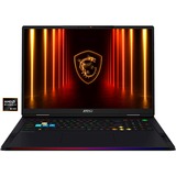 MSI Raider A18 HX A9WIG-080, Gaming-Notebook schwarz, AMD Ryzen 9 9955HX3D, NVIDIA GeForce RTX 5080, 64 GB DDR5, 2 TB SSD, Windows 11 Home 64-Bit