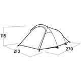 Easy Camp Tunnelzelt Reindal 3 olivgrün, Modell 2025