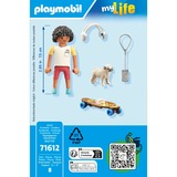 PLAYMOBIL 71612 My Life Junge mit Hund, Konstruktionsspielzeug 