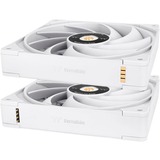 Thermaltake TOUGHFAN EX14 Pro White, Gehäuselüfter weiß, 3-Fan Pack, 140 mm