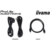 iiyama ProLite XUB2793HS-B7, LED-Monitor 68.6 cm (27 Zoll), schwarz (matt), FullHD, IPS, Adaptive-Sync, 100Hz Panel