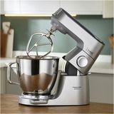 Kenwood Titanium Chef Baker XL Küchenmaschine KVL85.004SI silber, 1.200 Watt, integrierte Waage, Timer, Patisserie-Set