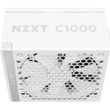 NZXT NZXT C1000 White, PC-Netzteil weiß, 1x 16-Pin Grafikkarten Stecker, 6x PCIe, Kabel-Management, 1000 Watt