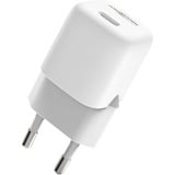 Ansmann Home Charger HC120PD-mini, 20 Watt, Ladegerät weiß, 1x USB-C, GaN, PowerDelivery, Multisafe-Technologie