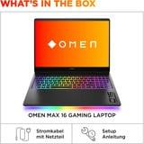 OMEN MAX 16-ah0073ng, Gaming-Notebook schwarz, Intel® Core™ Ultra 7 255HX, NVIDIA GeForce RTX 5070 Ti, 32 GB DDR5, 2 TB SSD, Windows 11 Home