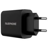 Fairphone Dual-port 30W Charger (EU), Ladegerät schwarz, 30 Watt