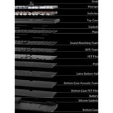 Keychron Q6 Max, Gaming-Tastatur schwarz/mehrfarbig, DE-Layout, Gateron Jupiter Banana, Hot-Swap, Aluminiumrahmen, RGB