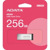 ADATA UR350 256 GB, USB-Stick nickel/schwarz, USB-A 3.2 Gen 1 (5 Gbit/s)