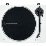 Audio-Technica AT-LP70XBTWS, Plattenspieler weiß/silber, Integrierter Phono-Vorverstärker, Bluetooth, Vollautomat, Riemenantrieb