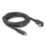 DeLOCK USB 3.2 Gen 1 Kabel, USB-C Stecker > USB-C Stecker schwarz, 2 Meter, PD 3.0, Laden mit bis zu 60 Watt