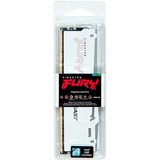 Kingston FURY DIMM 32 GB DDR5-6400, Arbeitsspeicher weiß, KF564C32BWA-32, FURY Beast RGB, INTEL XMP