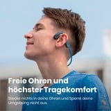 Shokz OpenMove, Kopfhörer blau/schwarz, Bluetooth, USB-C