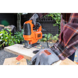 BLACK+DECKER Stichsäge BES602 orange/schwarz, 400 Watt