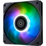 SilverStone SST-AS120B-ARGB 120x120 15, Gehäuselüfter schwarz/transparent, 120 mm