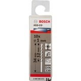 Bosch PRO Stainless Steel HSS-Co Spiralbohrer, Ø 1,0mm 10 Stück, Arbeitslänge 12mm