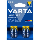 VARTA Longlife Power AAA, Batterie 4 Stück, AAA