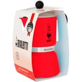 Bialetti Rainbow, Espressomaschine rot, 6 Tassen