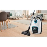 Bosch Serie 8 BGB75XSIL, Bodenstaubsauger weiß, ProSilence