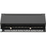 Digitus Patchpanel DN-91612SD-EA schwarz, Desktop, Cat.6a