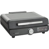 Ninja Sizzle Elektro-Grillplatte und Plancha GR101EU schwarz, 1.450 Watt, Grillfläche 37 x 28cm